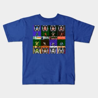 Mega Man 4 Bosses Kids T-Shirt